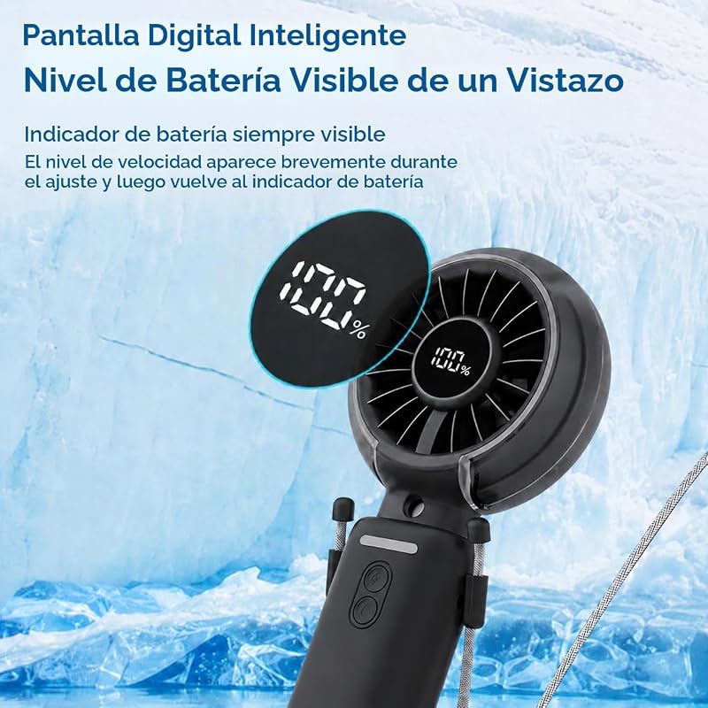 Ventilador Portátil con Nebulizador