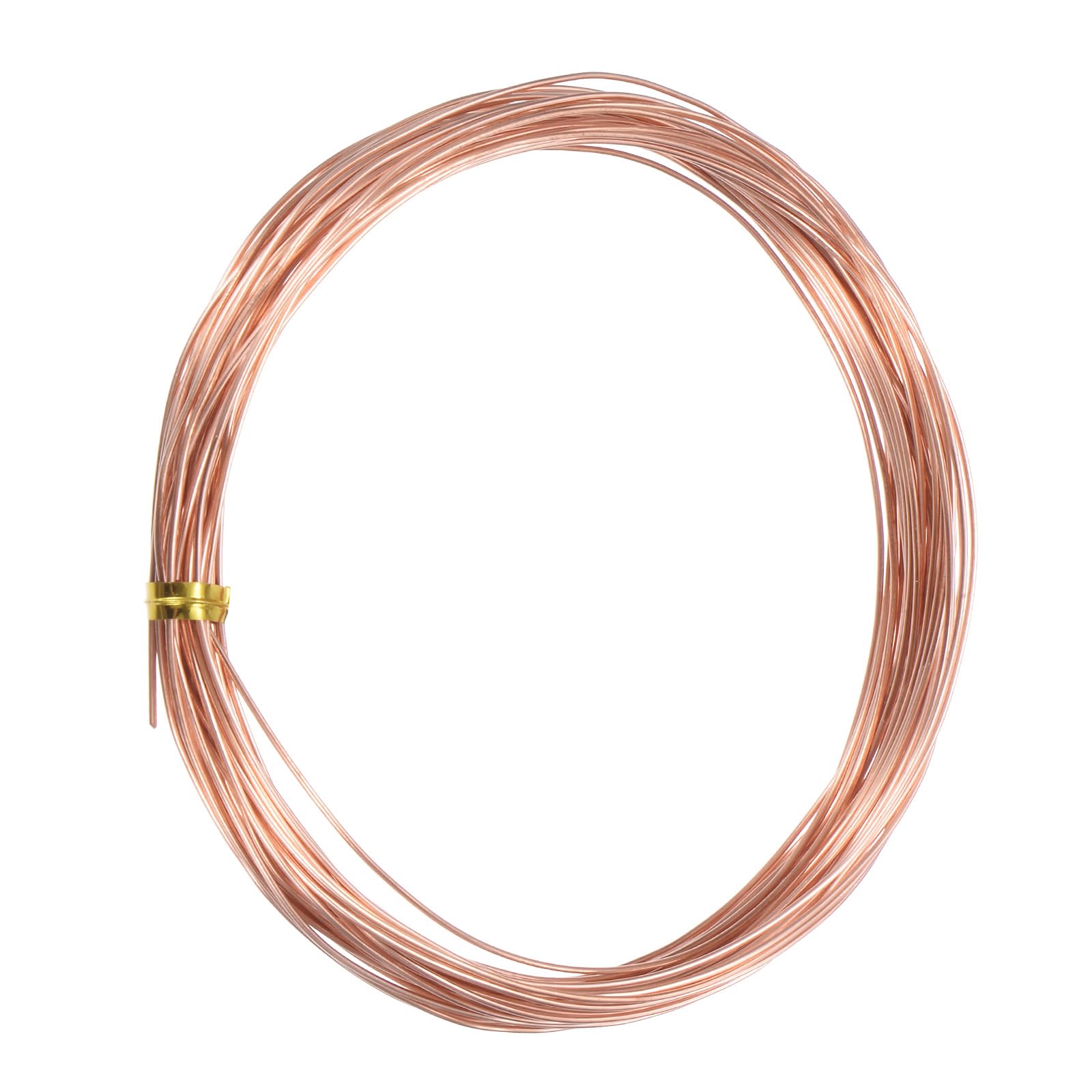 M METERXITY 99.9% Soft Copper Wire, 20 Gauge 33FT Pure Copper Wire for DIY Crafting/Jewelry Making/Gardening Plant/Beading, Craft Wire [0.8mm, 10M]