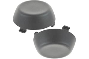 AM AUTOPARTS Rear Bumper Bolt Cap Cover Textured Black Plastic LH & RH Pair for Toyota