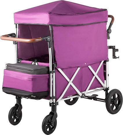 Husuper Carrito Bebe Silla de Paseo Silla de Paseo Ligera Carro Bebe Carritos para Muñecas Cochecito de Bebé Carrito Bebé Silla de Paseo para Niños de 3-7 Años Color Morado: Amazon.es: Bebé