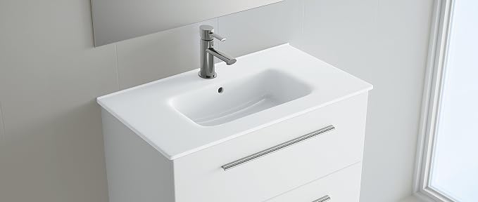 Waschbecken Porzellan weiss Amazon.de Küche & Haushalt