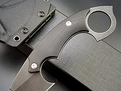 Ccanku C1118 Fixed Blade Knife,D2 Blade G10 Handle