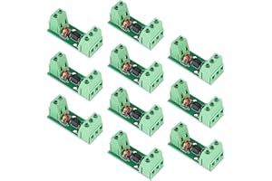 SHUTAO 10Pcs 1 Channel Optocoupler Isolation Module 12V PC817 EL817 Photoelectric 1 Way Opto PNP NPN Signal Converter Rail Holder PLC Drive Motor Board
