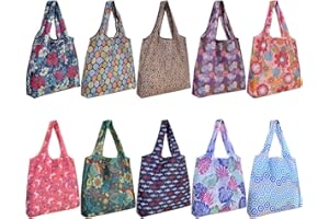 10 Pack Reusable Grocery Shopping Bags