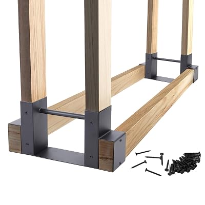 Ohuhu Firewood Rack Bracket Kit with Screws, | Ubuy Nigeria