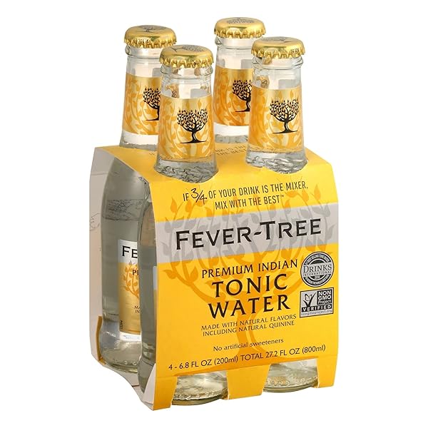 FEVER-TREE PREMIUM INDIAN TONIC WATER, 6.8 FL OZ...