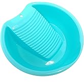Ohisu Blue Washboard Basin for Hand Washing Clothes and Small Delicate Articles