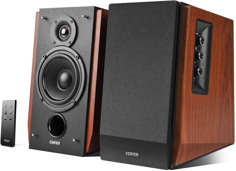 Edifier R1700BT Bluetooth Bookshelf Speakers 66W RMS Brown