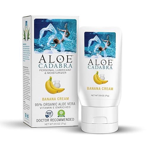 Aloe Cadabra Flavored Personal Lubricant and Vaginal Moisturizer, Organic  Edible Aloe Lube for Men, Women, and Couples, Non-Staining, pH Balanced,  Toy Compatible (Banana Cream, 2.5 Ounces, 1 Pack) in Saudi Arabia |