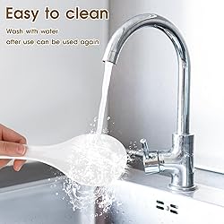 2PCS Plastic Rice Serving Spoon White Non-Stick