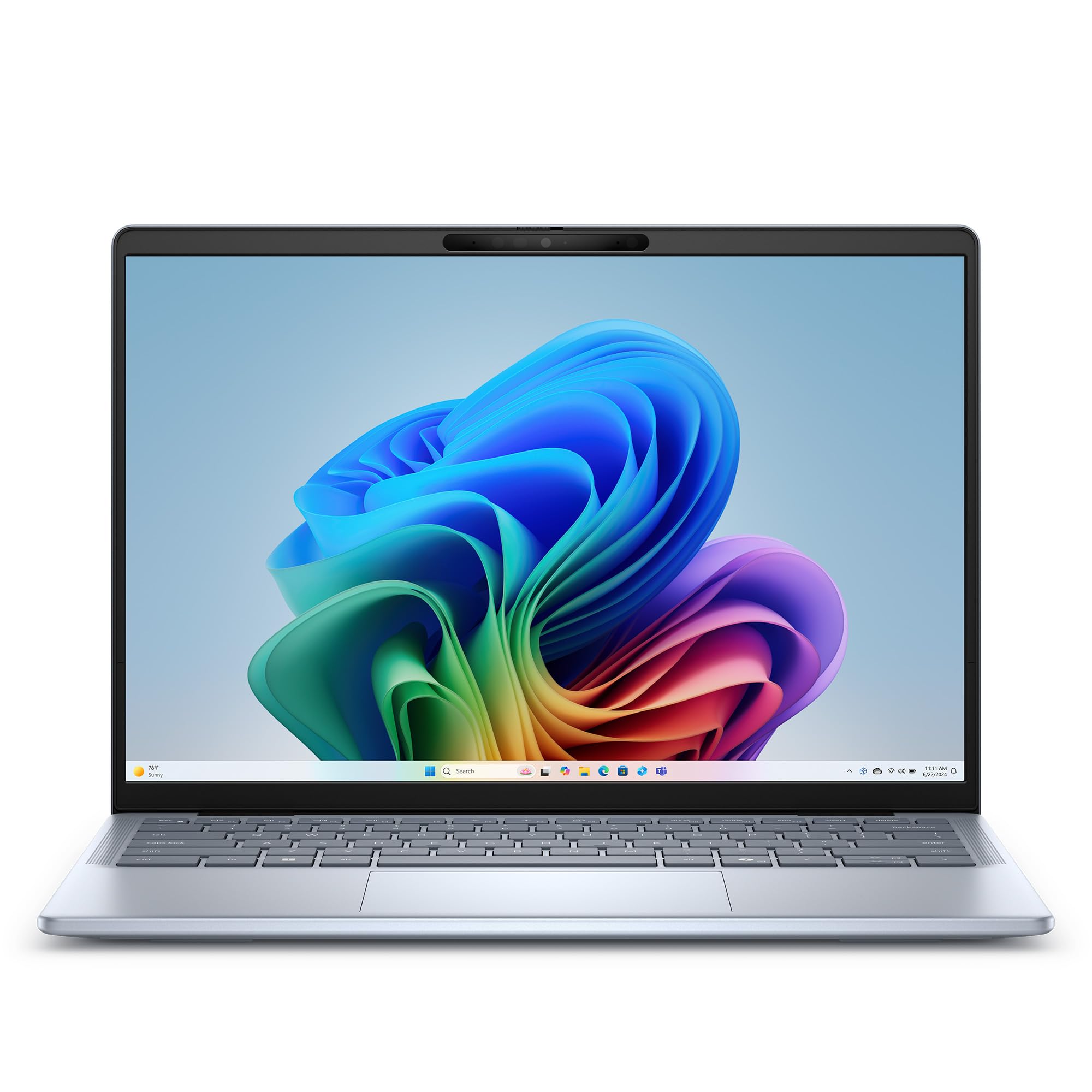 Dell Inspiron 14 Plus 7441 Portatile 14'' QHD+ 16x10 Touchscreen, Snapdragon X Plus, Qualcomm Adreno Graphics, 16GB Memoria, 512GB SSD, Windows 11 Home, italiano, Cloud Cover