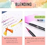 ISLAND 36+1 Watercolour Brush Pens Set for Kids Adults Calligraphy view 6