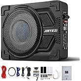 JinYeZi 10" 1200W Under Seat Subwoofers with Amp, Class D Power Amplifier | IRS2092 Chip, Thickened Aluminum Housing for Better Heat Dissipation and Longer Runtime, Fits Trucks, SUVs, Jeeps &amp; MPVs