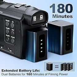 4K Ultra HD Camcorder Video Camera with True