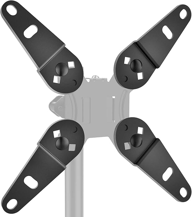 HUANUO Universal Vesa Mount Adapter -Vesa Extender, Monitor Mount Adapter Kit Fits Most 13 to 32 inch, Convert Vesa Plate to Reach 200×100 and 200×200