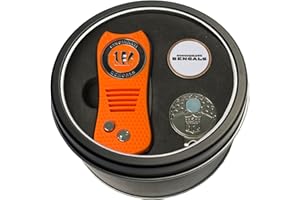 Team Golf NFL Adult-Unisex Tin Gift Set with Switchfix Divot Tool, Cap Clip, and Ball Marker
