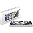 MSI Forge GK600 TKL W Sky US 2.4GHz Wireless (MS-8ZA9 and WD02), Bluetooth RGB Lighting Gaming Keyboard with 1.06-inch Displa
