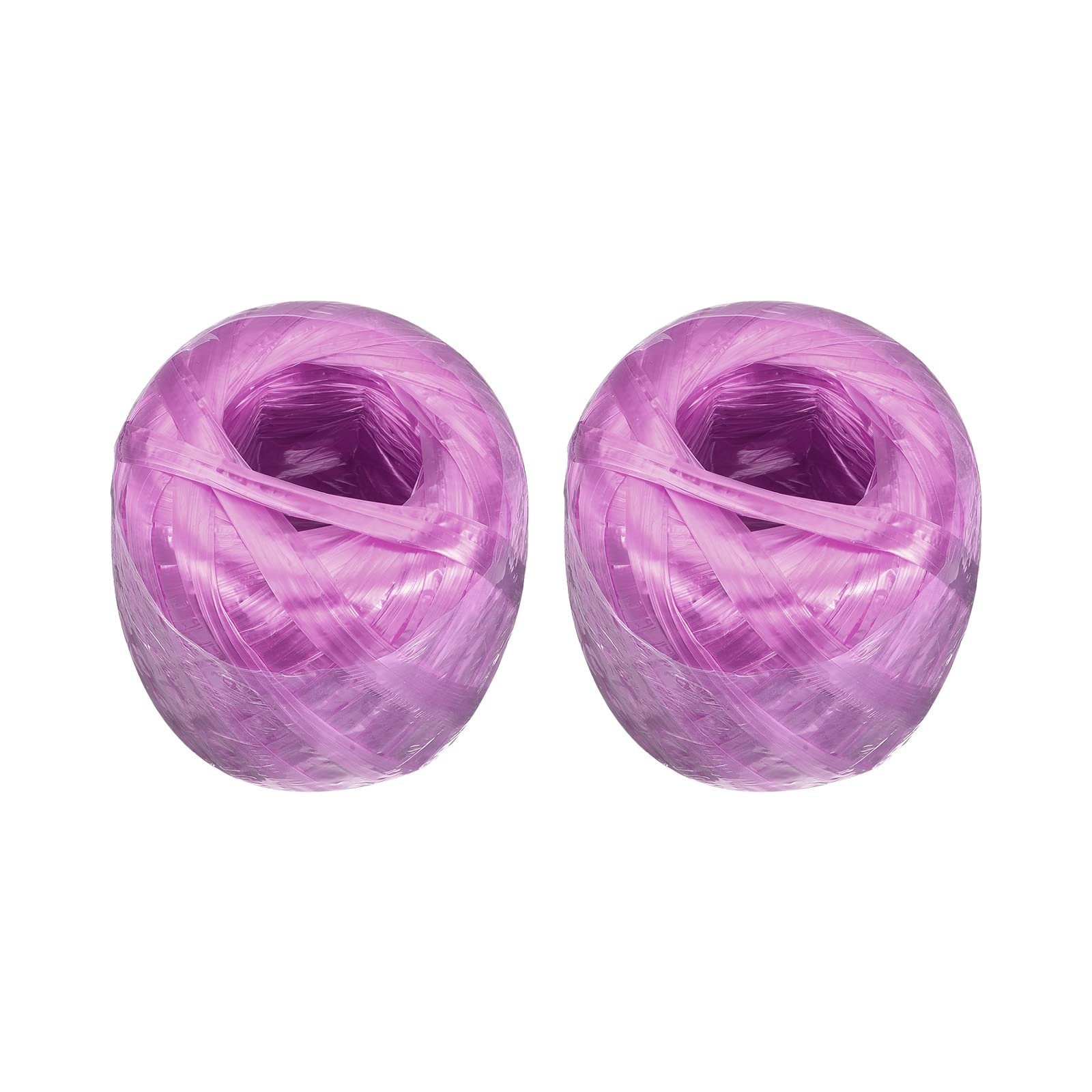 Rebower Polyester Nylon Rope [for Household Bundled Packing DIY]-150m/492ft / 2Roll Plastic,Purple