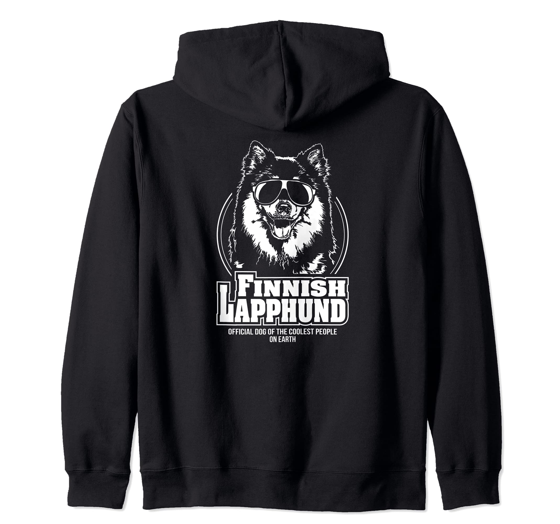 Funny Proud Finnish Lapphund coolest people dog saying dog Zip Hoodie