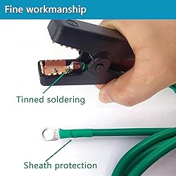 Minidodoca Portable Ground Rod with 6.5ft 12AWG UL