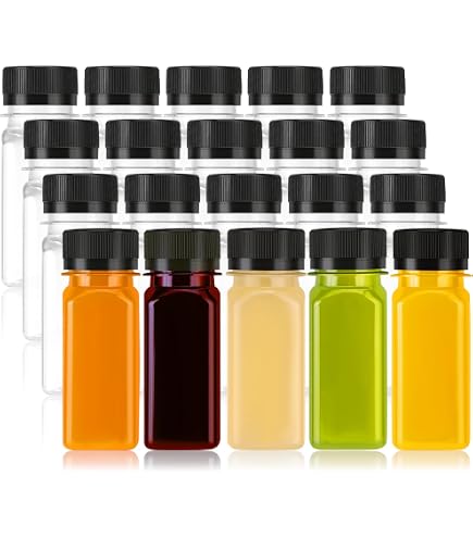 Lot 12 Bouteilles Plastique 100 Ml Avec Couvercle - Flacons Voyage Remplissables Étanches