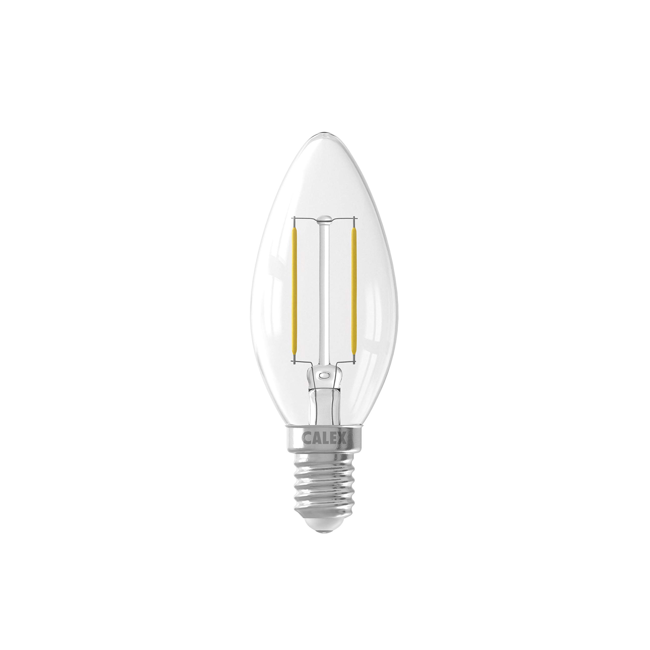 CALEX Glass Candle Bulb 2 W Bright 425002