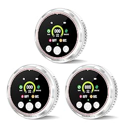 3 Pack Smoke Carbon Monoxide Detector Alarm, Plug