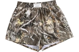 RoseSeek Girl's Camo Shorts Letter Patched Elastic Waist Summer Shorts with Pockets