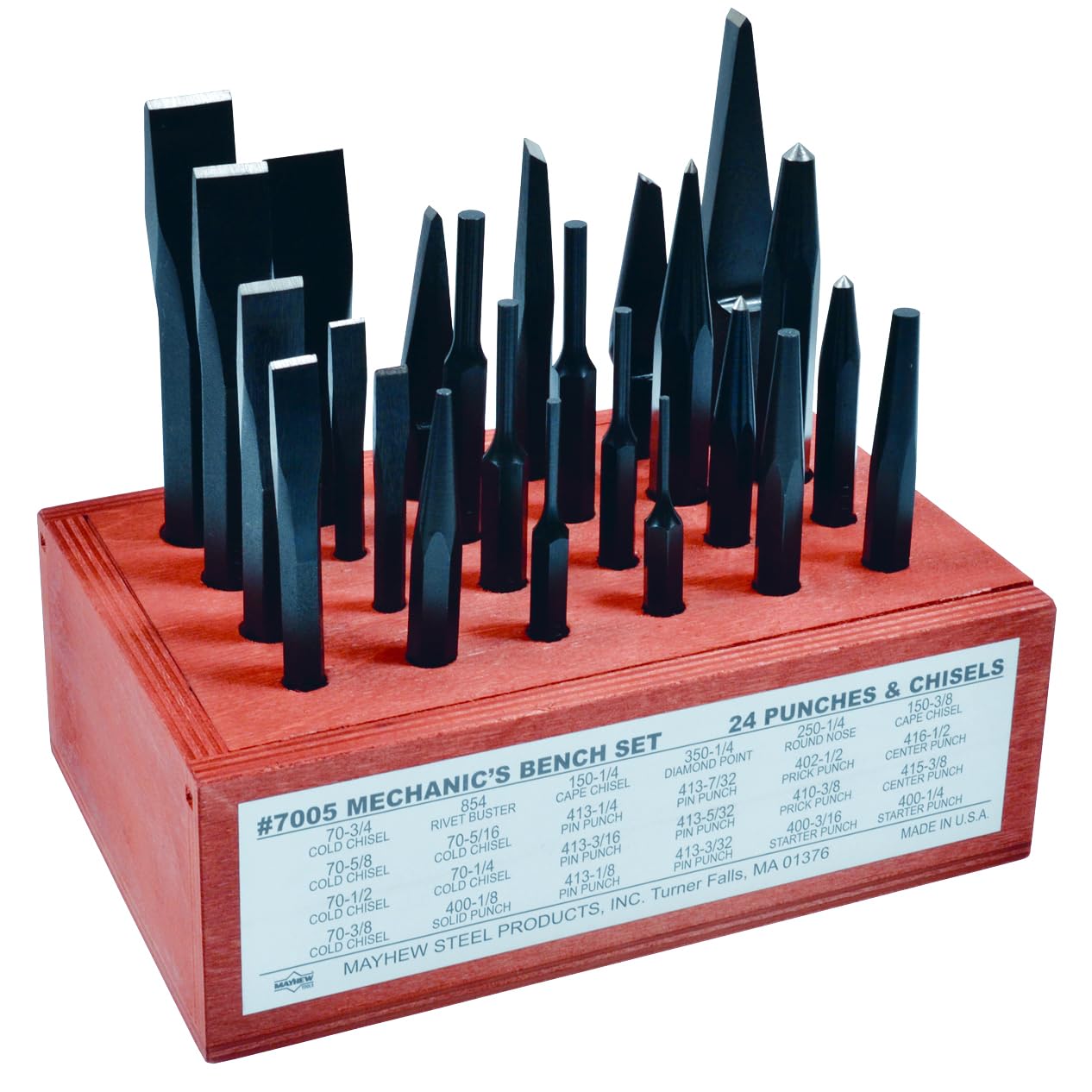 Mayhew Pro 61080 Mechanics Bench Set, 24-Piece