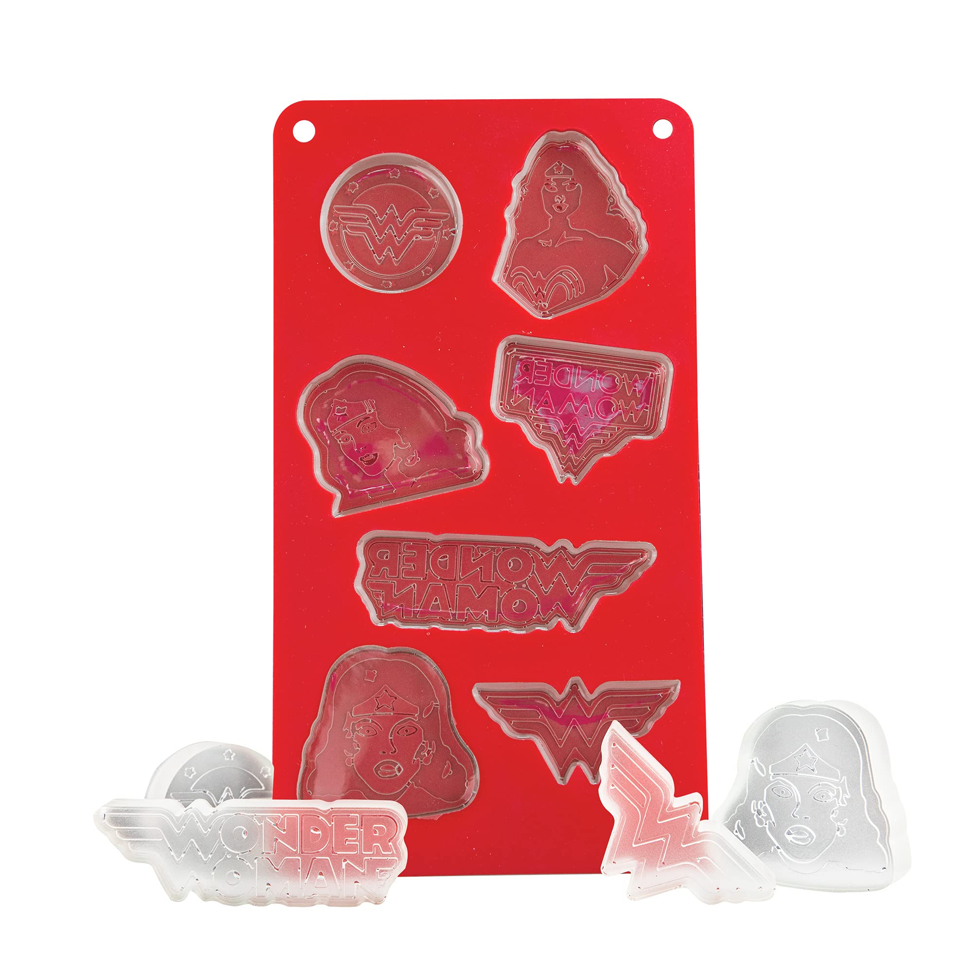 Cinereplicas DC Comics Ice Cube and Chocolate Mold - Wonder Woman - Officially Licensed