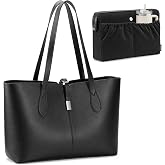 TOPEAST Tote Bag for Women 15.6" Work Handbag with Removable Laptop Sleeve | Leather Laptop Bag Lightweight Computer Handbag Shoulder Bag with Laptop Compartment &amp; Multiple Pockets