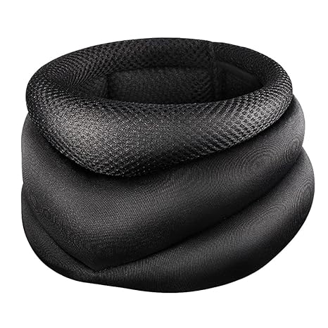HEALIFTY Halskrause für Nackenschmerzen Druckentlastung freie Größe (Schwarz)