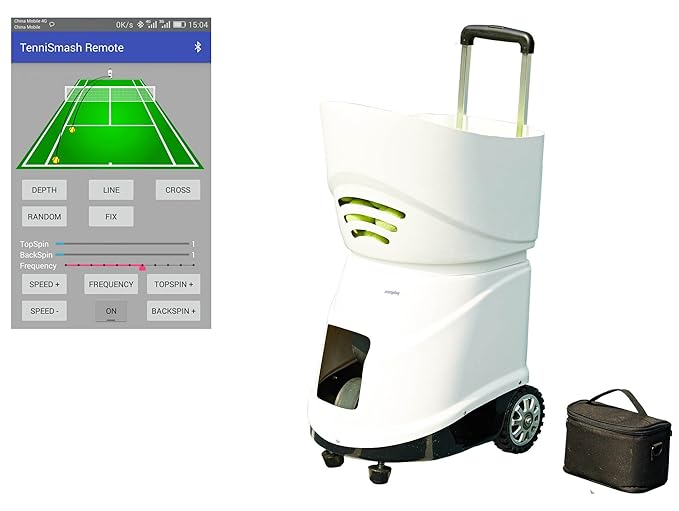 Easyday Tennisball-Maschine, automatisch, tragbar, Smart-Tennisball-Maschine mit intelligenter Reomote-Kontrolle