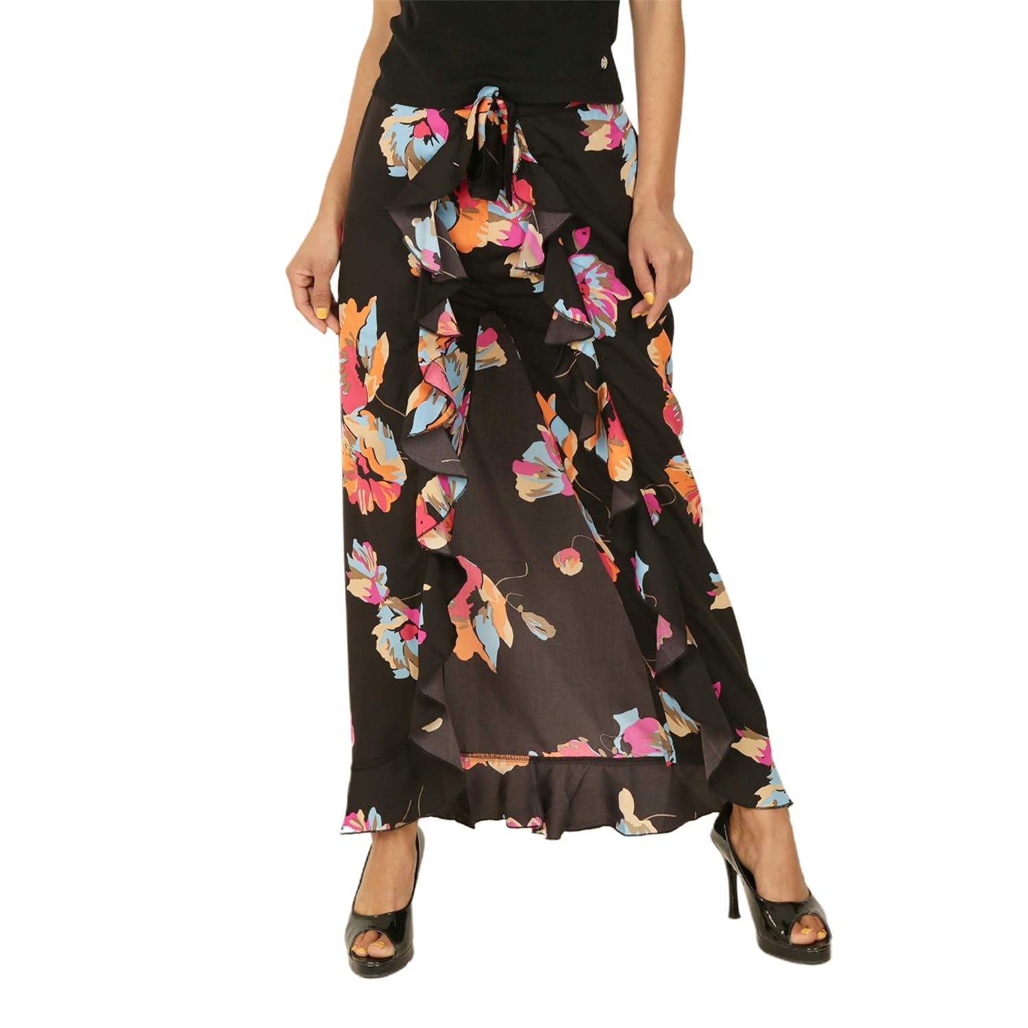 Buy ShopOlica Women's Flared Skirt Palazzo Pants Stylish Casual Wear