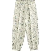 AngelBabies Girls Pants Baggy Cotton Pull Up Kids Harem Pants 2-10Y