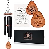 AMBOBE Memorial Wind Chimes for Loss of Loved One, Sympathy Wind Chimes Gift, Bereavement Gifts, Beautiful Outdoor Garden Decor with Soothing Melodic Tones