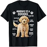 Anatomy of A Doodle Dog Doodle Owner Goldendoodle Mom T-Shirt