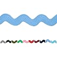 Amazon.com: Cotton RIC Rac Trim - 3/4 Inch - 5 Yards - Blue Wave ...