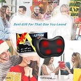 iKristin Back Neck Massager Pillow with Heat Shiatsu Kneading 3 Speeds view 7