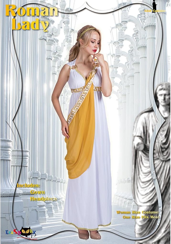 ladies toga fancy dress Roman Empress Costume