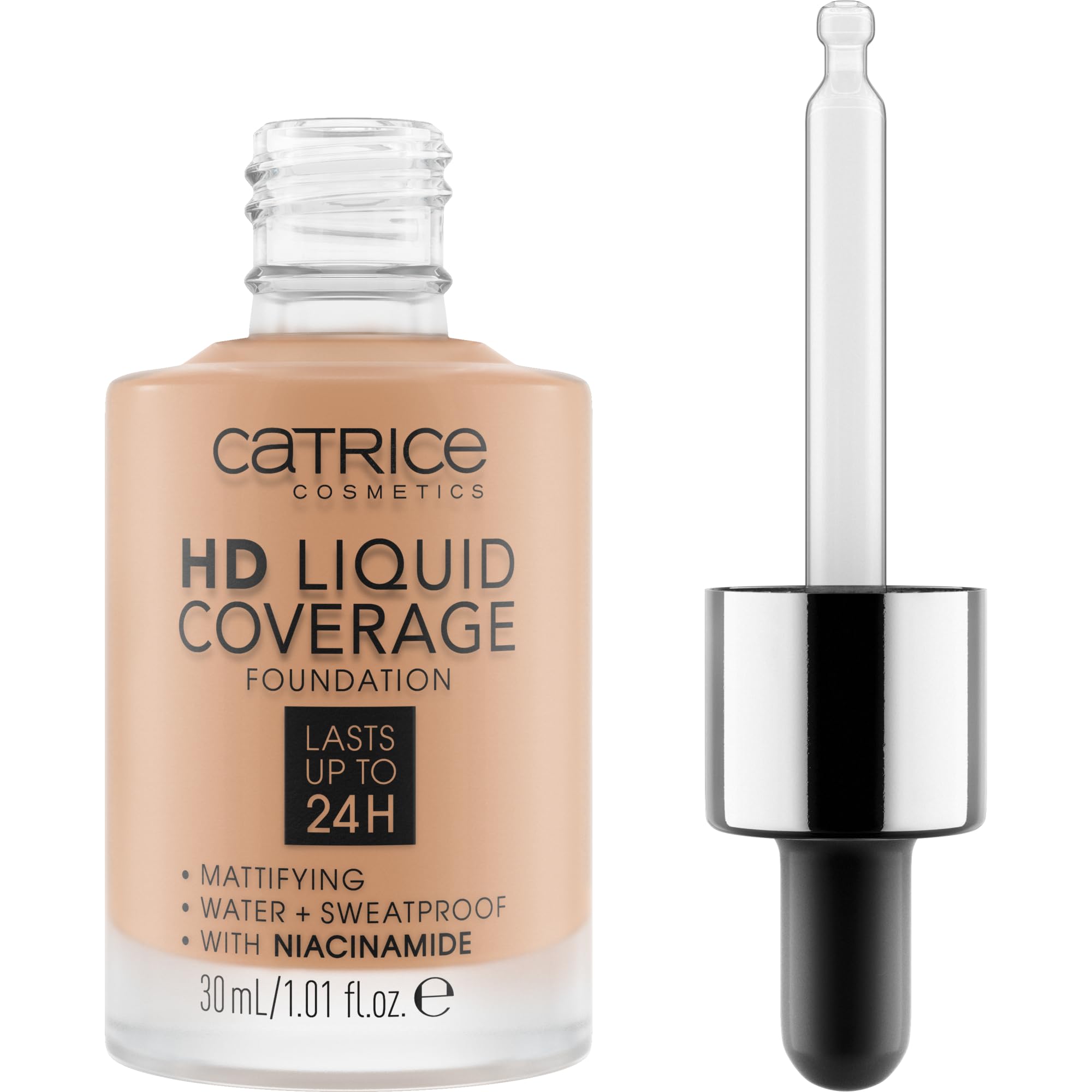 Catrice HD Liquid Coverage Foundation, longlasting, mattifying, matte (30ml)