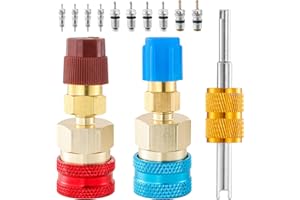 R1234YF Quick Coupler Kit, R1234yf to R134a Quick Coupler Adapter, R1234YF High and Low Side Quick Couplers Kit with R134A R1