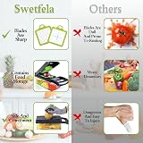 Swetfela 18-in-1 Vegetable Chopper Slicer with 7 Blades view 5