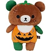 San-X Original Rilakkuma Halloween Monster Series Plush - 13" Pumpkin Chairoikoguma