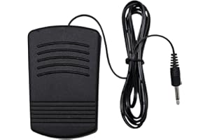 YEQIN Mini Sewing Machine Foot Pedal, Momentary Foot Pedal Switch Household Sewing Machine Foot Operated Pedal Controller for Small Sewing Machines 202 505 Making