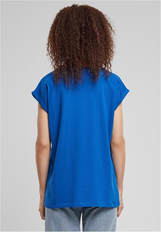 Ladies Extended Shoulder Tee, Camiseta Mujer, Sporty Blue, L