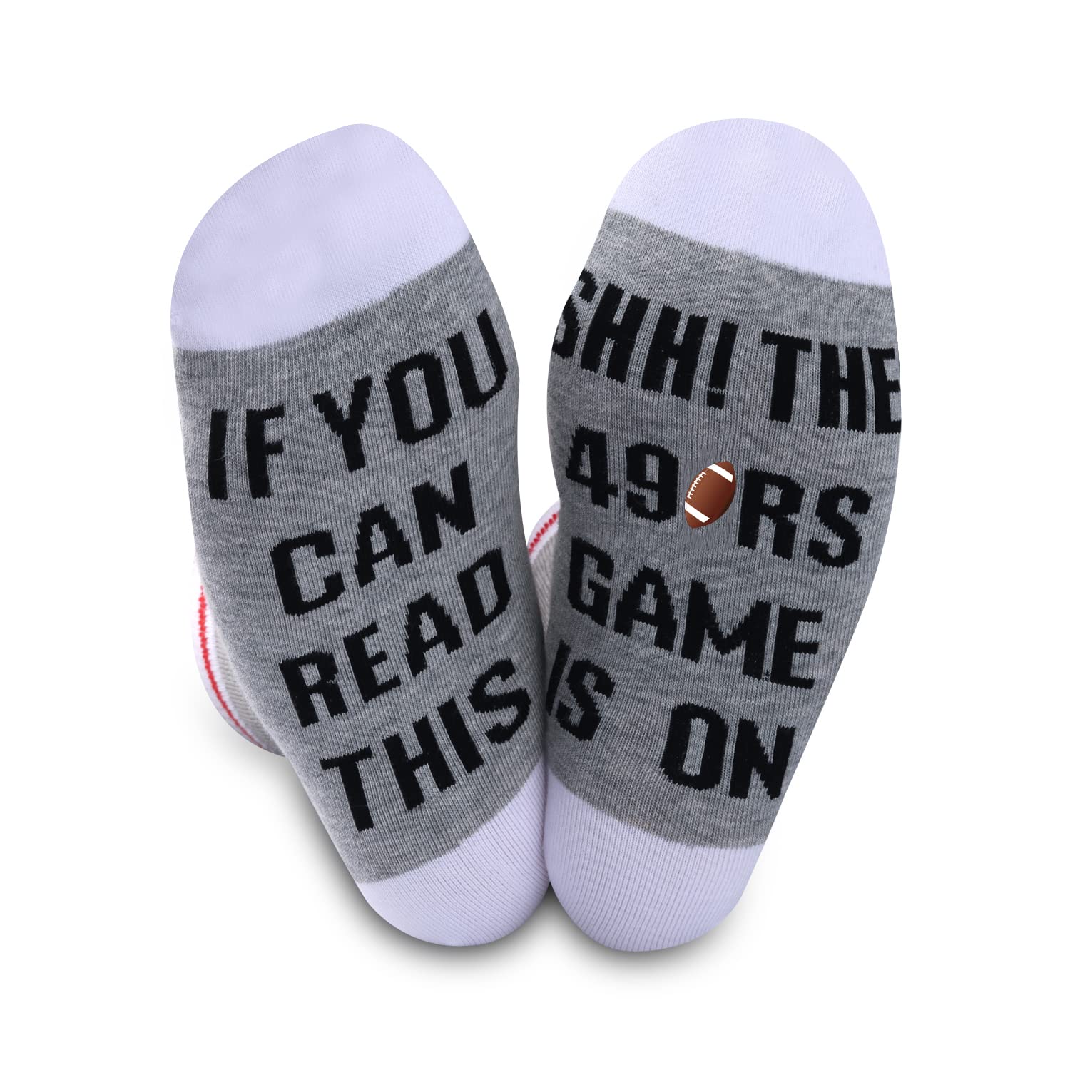 NOBRANDS If You Can Read This SHHH The 49ERS Game Is On Football Fans Gift Novelty Socks For 49ERS Game Fans (49ERS)