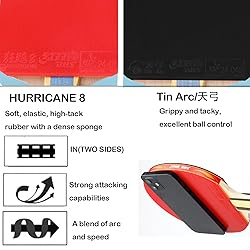 DHS Ping Pong Paddles Professional Table Tennis