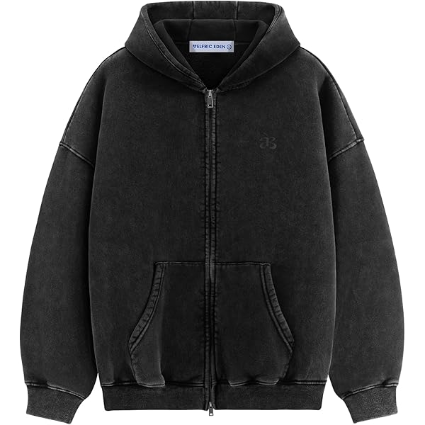Amazon.com: Aelfric Eden Star Zip Up Hoodie Vintage Washed