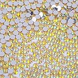 3000 Pieces SS12 3mm Flatback AB Rhinestones Clear